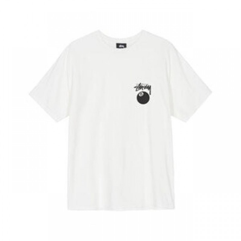 스투시 stussy 8 BALL PIGMENT DYED TEE 8볼 피그먼트 반팔티.