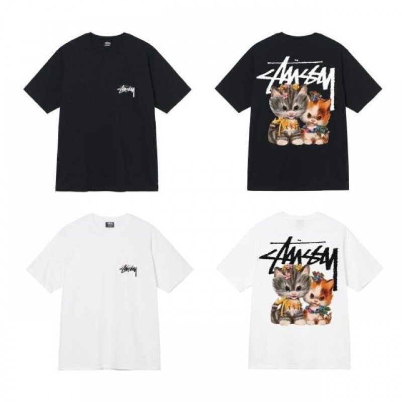 스투시 키튼 티셔츠 Stussy Kittens T-Shirt.