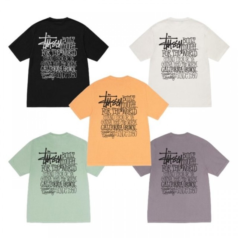 스투시 캘리포니아 그로운 피그먼트 다이드 티셔츠 내츄럴 Stussy California Grown Pigment Dyed T-Shirt Natural 1905075