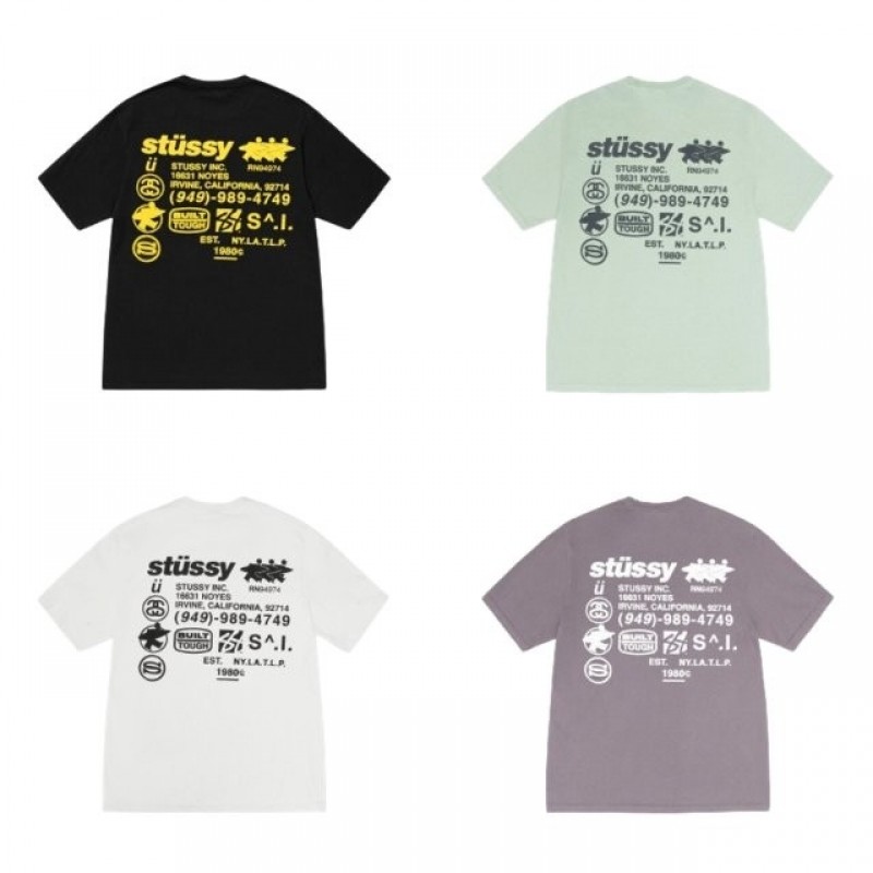 스투시 DNA 피그먼트 다이드 티셔츠 그래닛 Stussy Pigment Dyed T-Shirt Granite 1905038