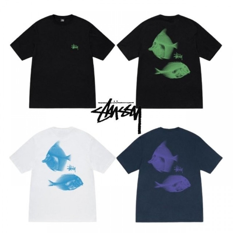 스투시 엑스레이 물고기 티셔츠 X-RAY FISHIN TEE