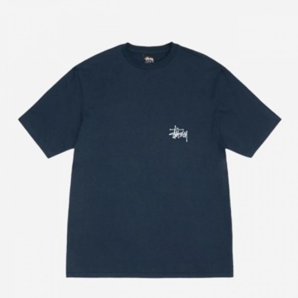 스투시 베이직 티셔츠 포그 2024 Stussy Basic T-Shirt Fog 1905000