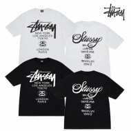 스투시 남녀공용 반팔 티셔츠