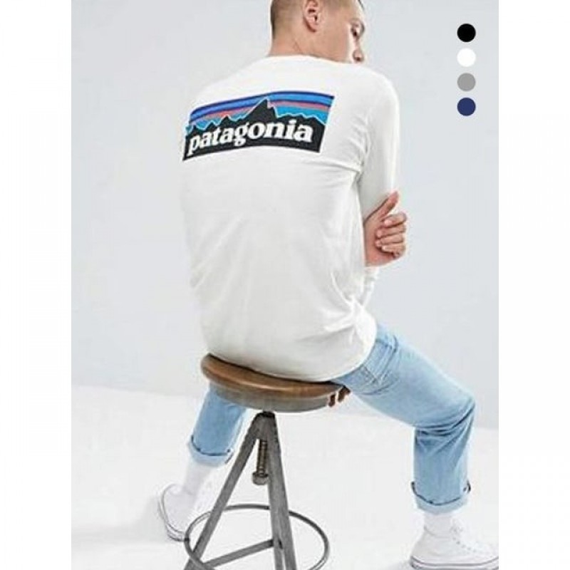 파타고니아 남녀공용 리스판서빌리 p-6 로고 긴팔 티셔츠 4 COLOR