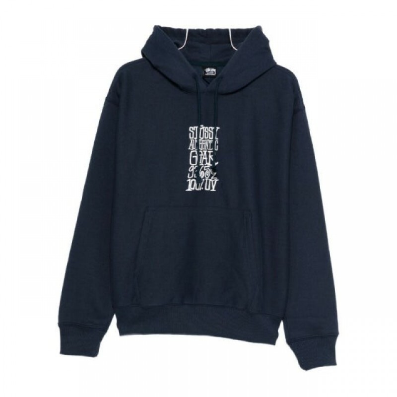 스투시 드로우스트링 후드 티셔츠 1925124 0806