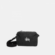 스투시 파우치 캔버스 사이드 파우치 CANVAS SIDE POUCH 워시드블랙