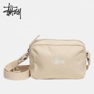 스투시 캔버스 파우치 크로스백 가방 네츄럴