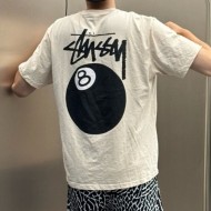 stussy 스투시 체리 8볼 피그먼트 다이 티셔츠 1905022