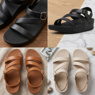 2026 S/S 핏플랍 FITFLOP 여성 스키니 II 샌들 스트랩 컴포트쿠션 천연가죽샌달